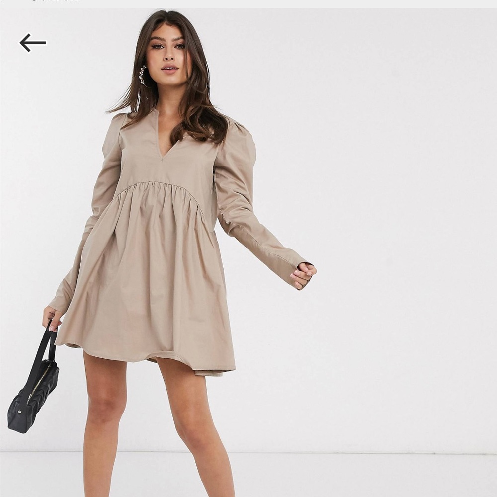 Poplin Smock Dress